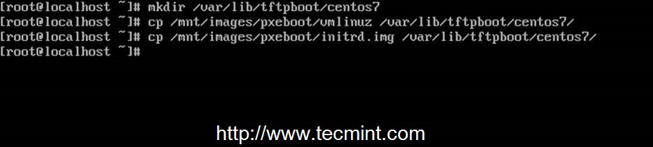 Copy CentOS Bootable Files