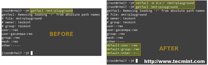 在 Linux 中设定默认 ACL