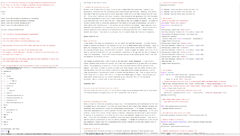 Emacs Screen Shot