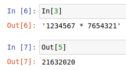 Jupyter output