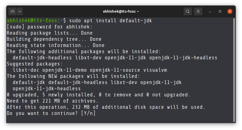 Installing JDK that also contains the Java compiler