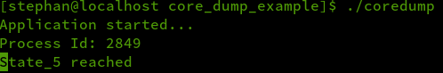 coredump application