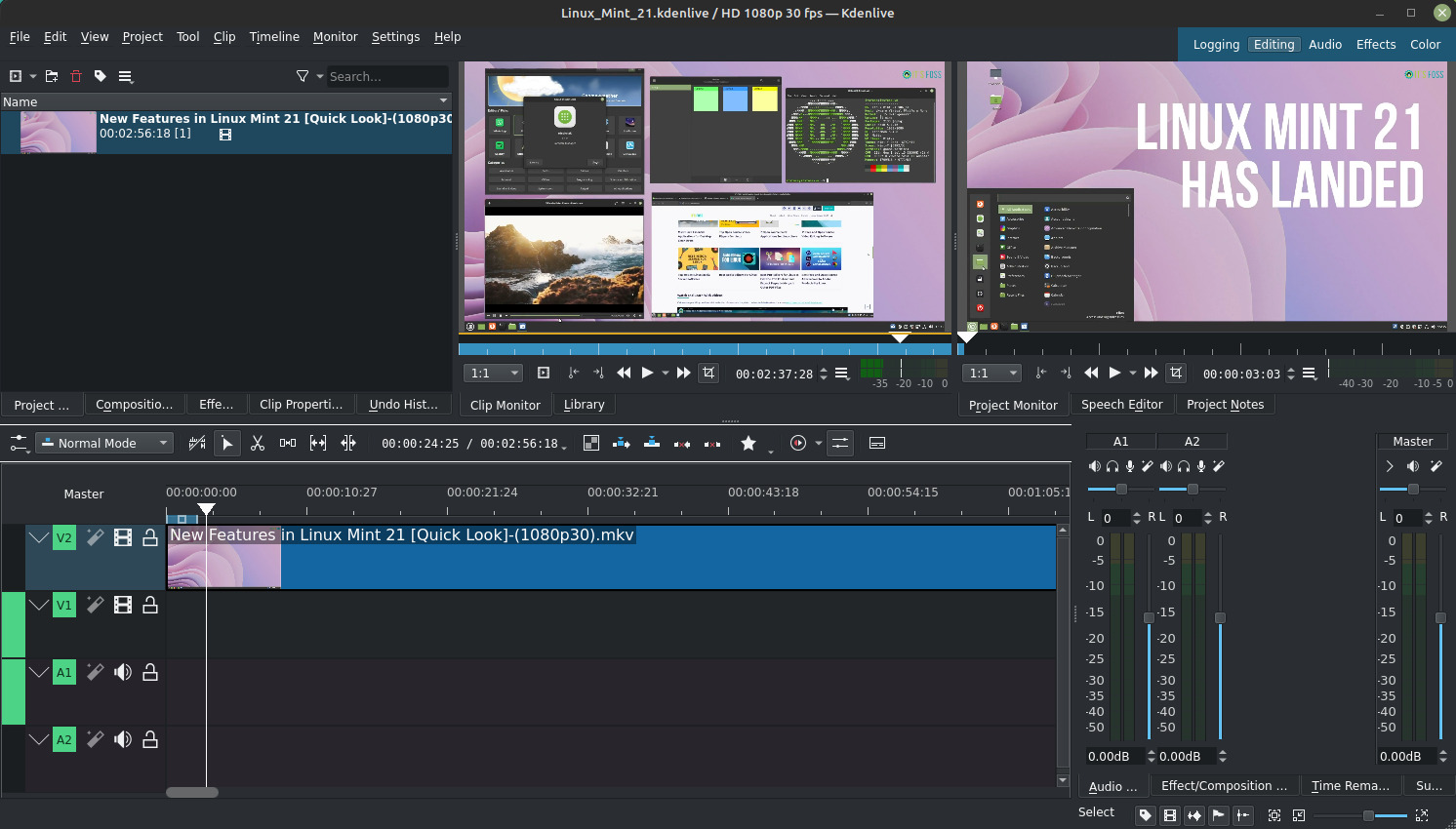 kdenlive editor