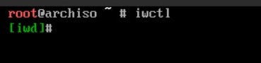 iwctl 提示符