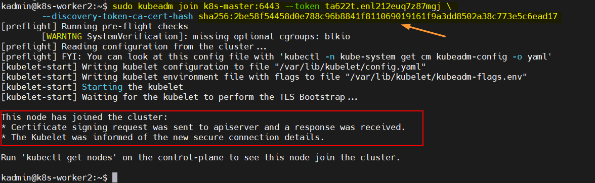 Worker-Node2-Join-Kubernetes-Cluster